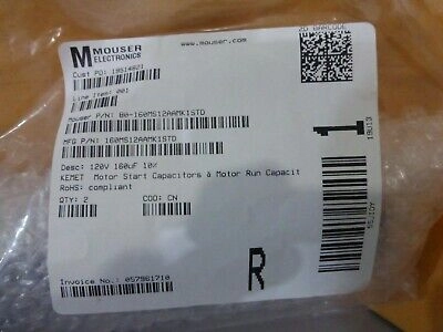 MOUSER ELECTRONICS-KEMET MOTOR CAPACITOR MPN.160MS - Image 2