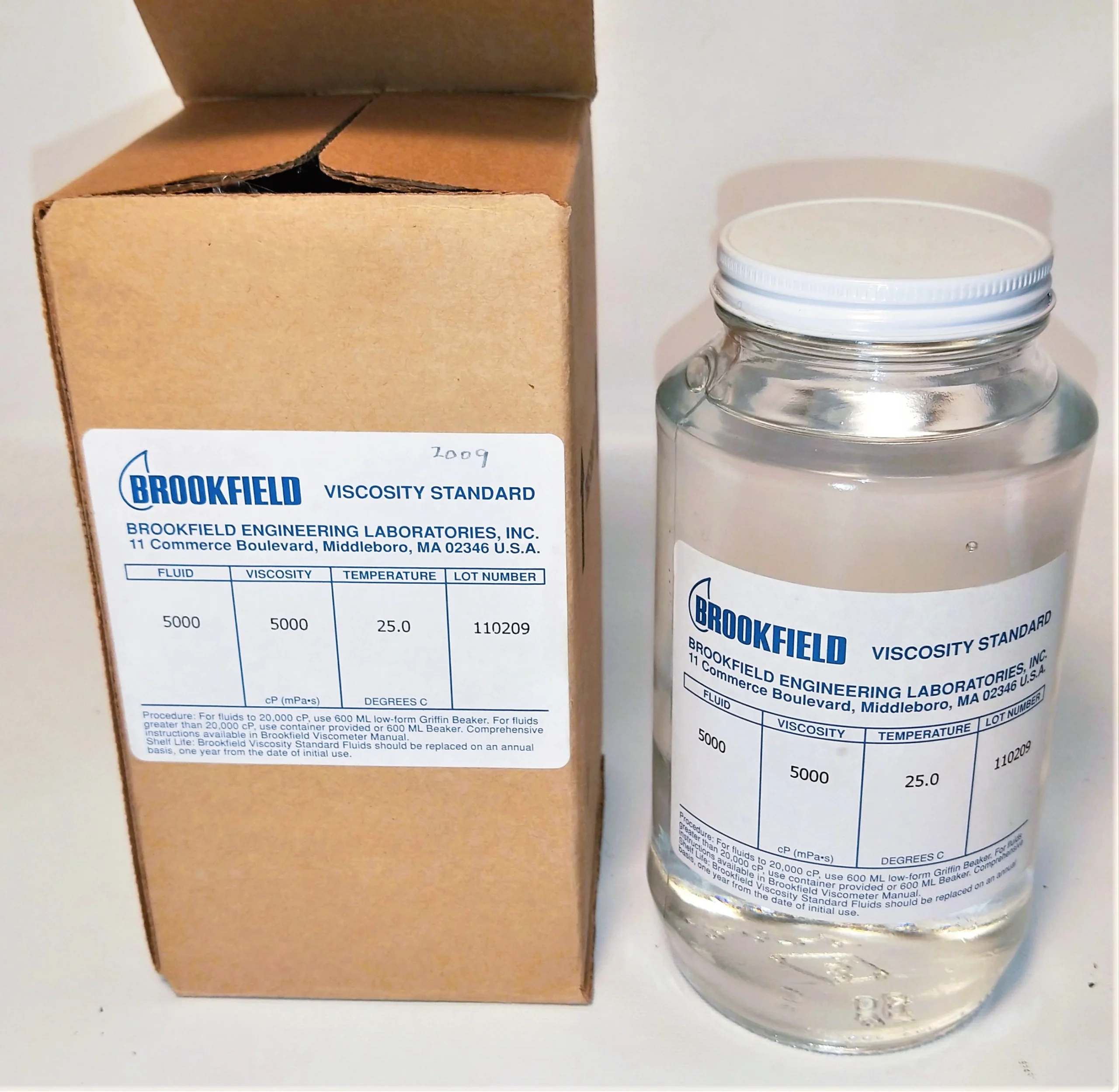 Brookfield #5000 Viscosity Standard (5,000cp) - Image 5