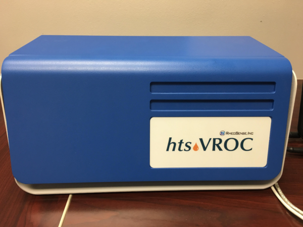 RheoSense m-VROC viscometer/rheometer on a chip plus solid state cooling systems